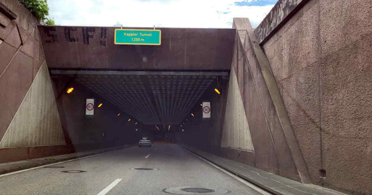 B31-Tunnel In Freiburg Sind Diese Woche Nachts Gesperrt | Baden.fm