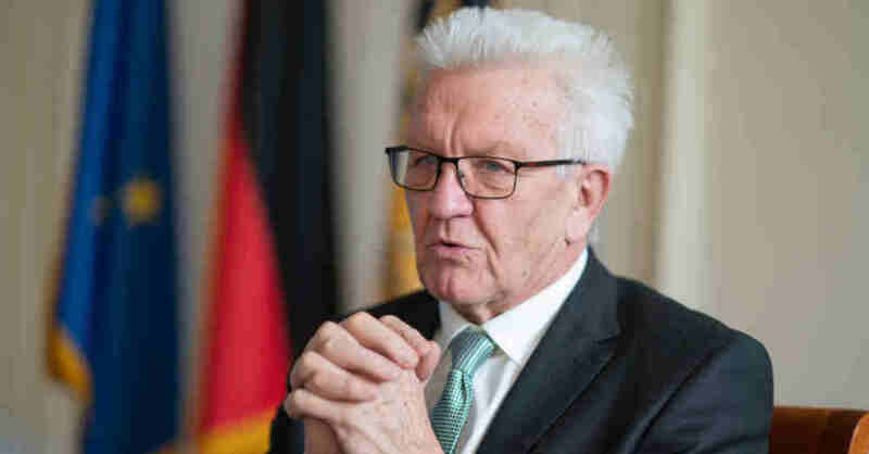 Winfried Kretschmann, Ministerpräsident, Baden-Württemberg, Landesregierung, Grüne, © Marijan Murat - dpa (Archivbild)